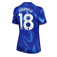 Camiseta Chelsea Christopher Nkunku #18 Primera Equipación Replica 2024-25 para mujer mangas cortas